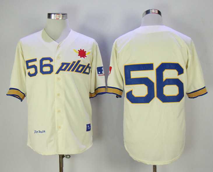 Pilots #56 Jim Bouton Mitchell And Ness Cream Stitched Jersey,We sell and wholesale Pilots #56 Jim Bouton Mitchell And Ness Cream Stitched Jersey on line form chian!